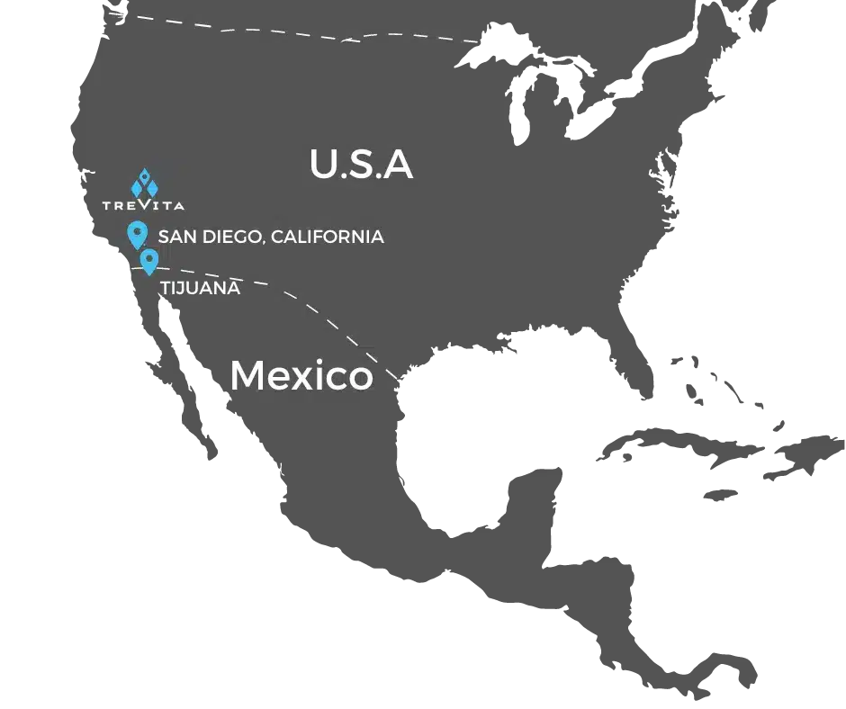 Map Of the USA & Mexico