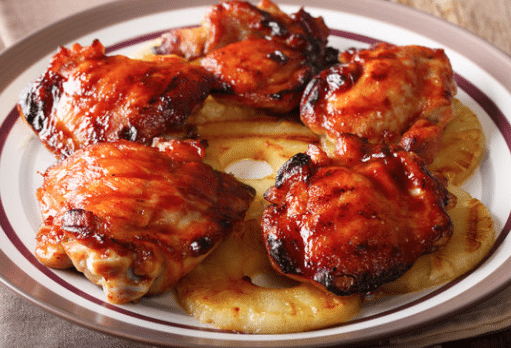 Photo of a BBQ Pineapple Chicken bariatric recipe