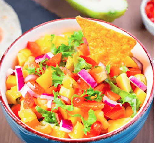 photo of a bariatric recipe for mango salsa