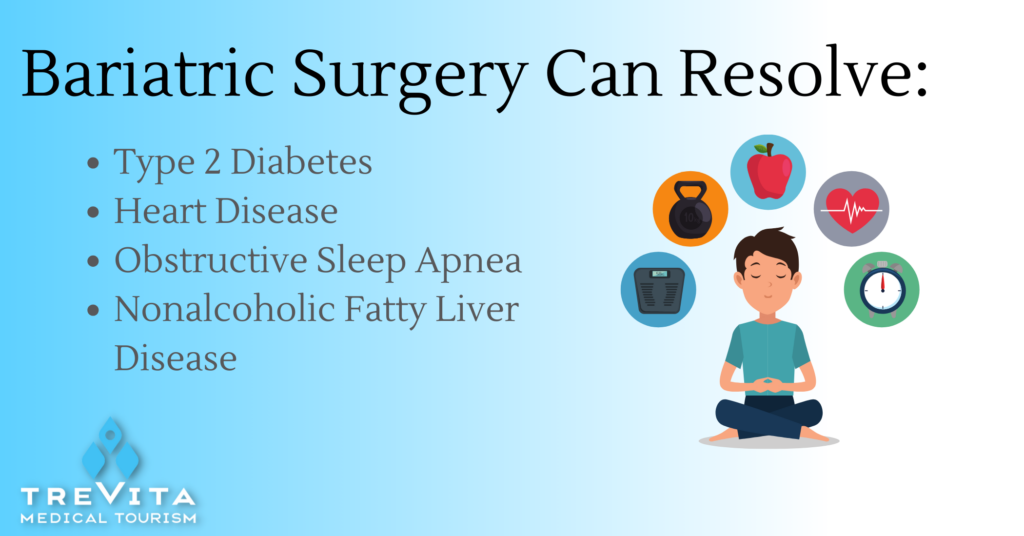 image listing out what diseases bariatric surgery can help to resolve